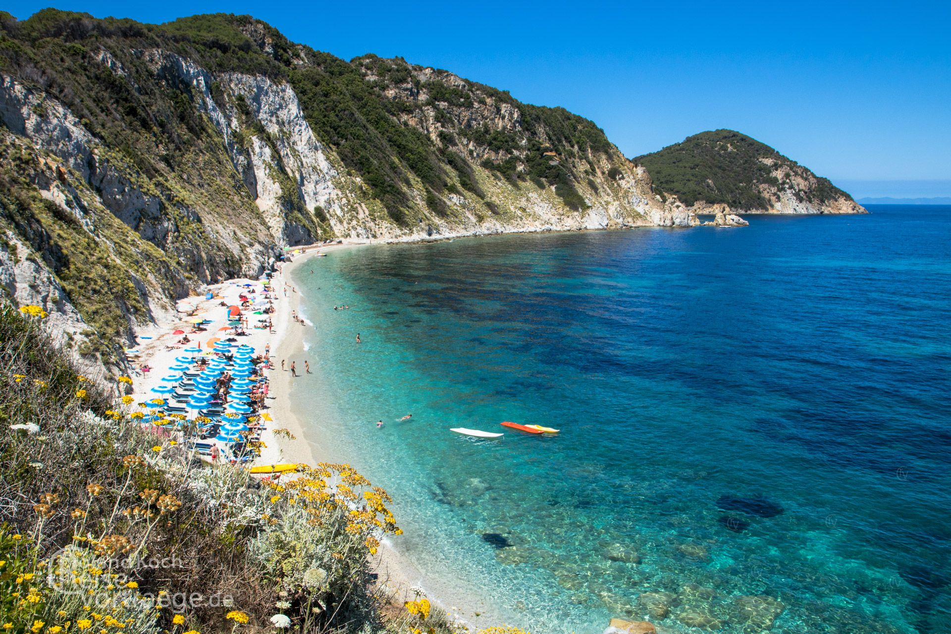 Spiaggia di Sansone, Elba Toskana